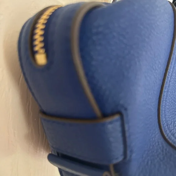 Tory Burch electric blue small Peri shoulder bag with removable strap - Picture 4 of 10